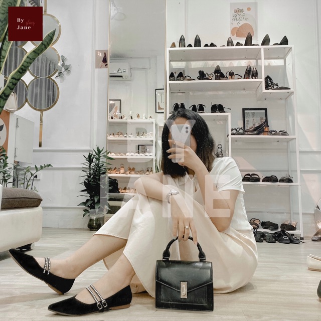 Giày bệt quai đá Fleur - shoes By Jane
