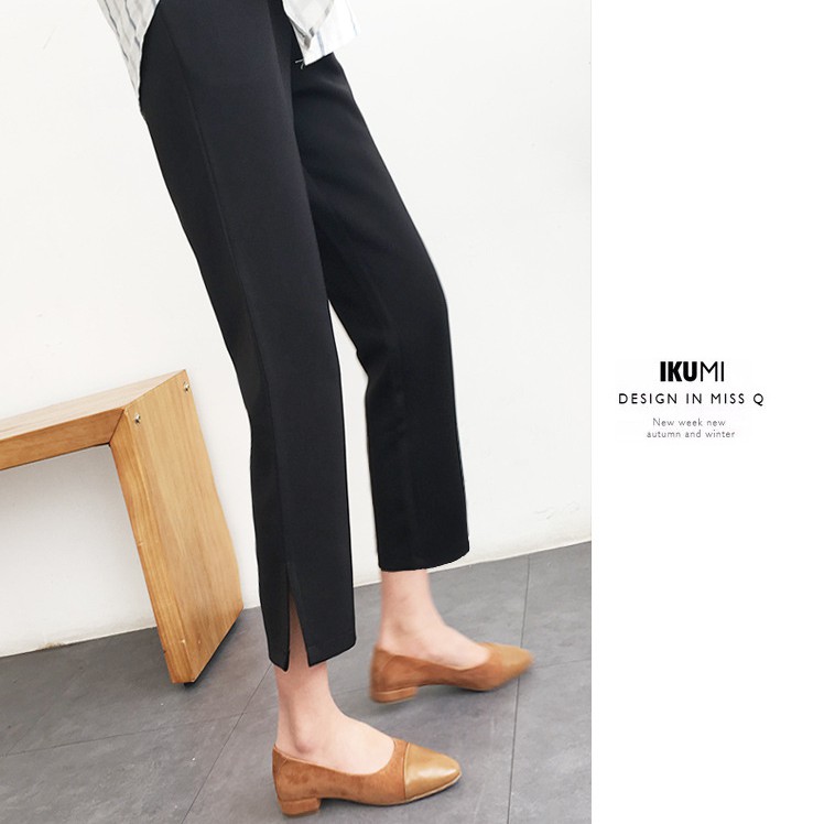 Quần tây công sở nữ gấu xẻ tà | BigBuy360 - bigbuy360.vn
