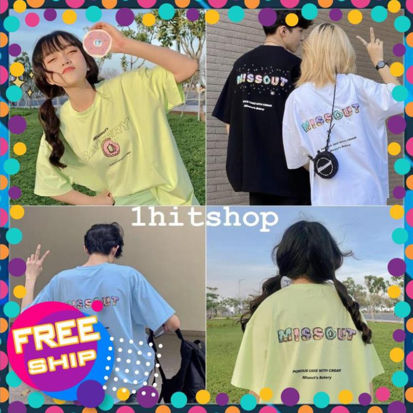 [SIÊU RẺ]  Áo Thun BAKERY MISSOUT 4 Màu Unisex