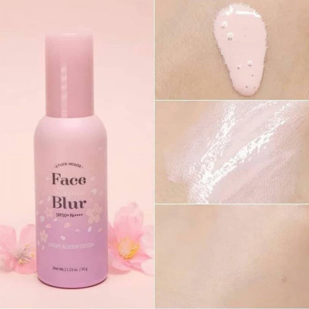 KEM LÓT HOUSE FACE LIQUID BLUR SPF50+ PA+++ CHERRY BLOSSOM EDITION NHẬP KHẨU CHÍNH HÃNG - 4028