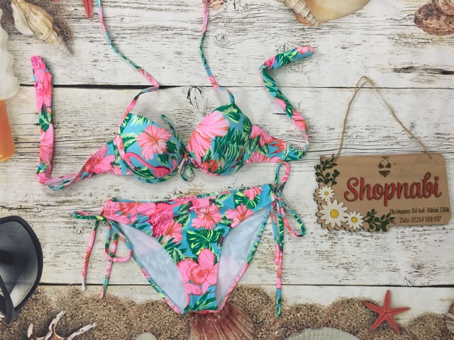 Đồ bơi bikini 2 mảnh khoe dáng hoa siêu đẹp