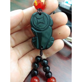 MÓC KHÓA OBSIDIAN TỲ HƯU