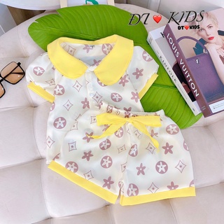 Pijama cho bé gái chất lụa mango 7-20kg (M2)