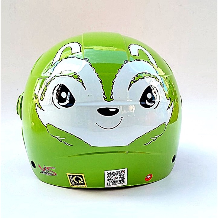 Mũ bảo hiểm cho bé hình động vật ViVi có kính - siêu xinh - Dành cho bé từ 5 đến 12 tuổi - V&amp;S Helmet