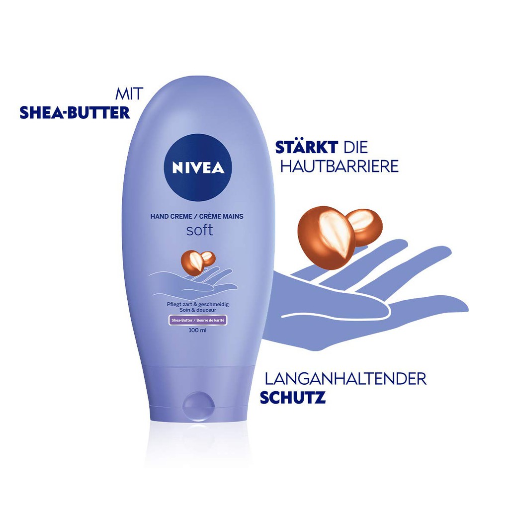 Kem dưỡng da tay Nivea – Nội địa Đức