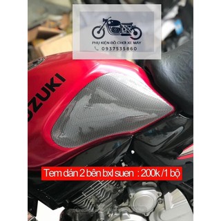 Tem dán hông bình xăng lớn en125/en150/thunder150