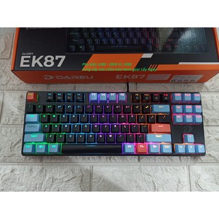 [ SIÊU KHUYẾN MẠI ]Bàn phím cơ DareU EK87 Multi LED Mix Màu