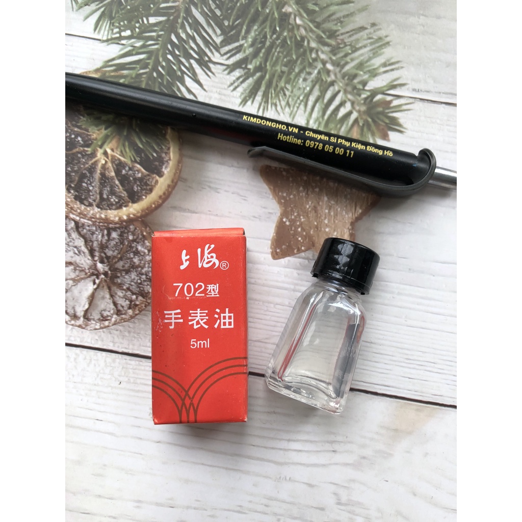 Dầu Lau Tra Máy Đồng Hồ Đeo Tay Pin, Quartz 5ml 15ml