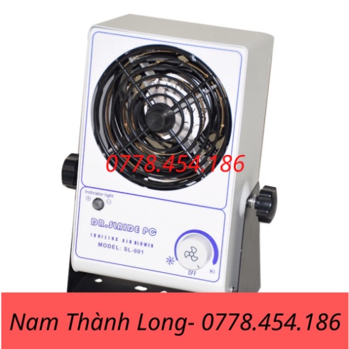 Quạt thổi ion SL-001 khử tĩnh điện Dr. Schneider PC rửa cho sạch bụi bờ trên các mặt phẳng linh phụ