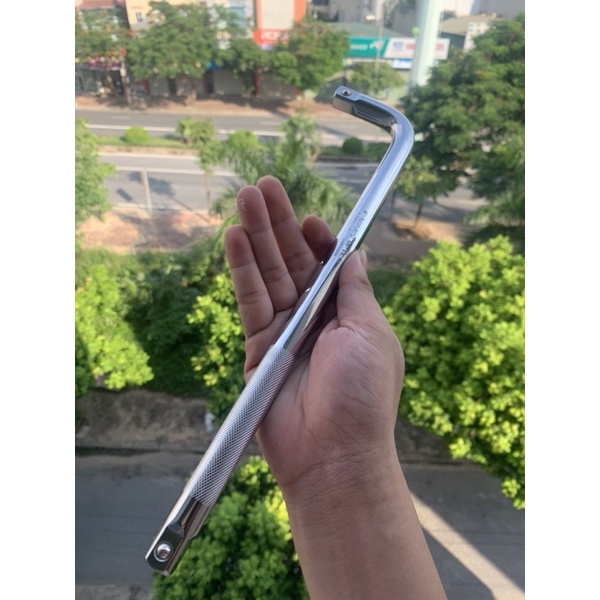 Tay vặn, cần vặn đầu tuýp, đầu khẩu chữ L 1/2" 300mm/12" C-MART F0032-12 dungcucamtay8686 (Đài Loan)
