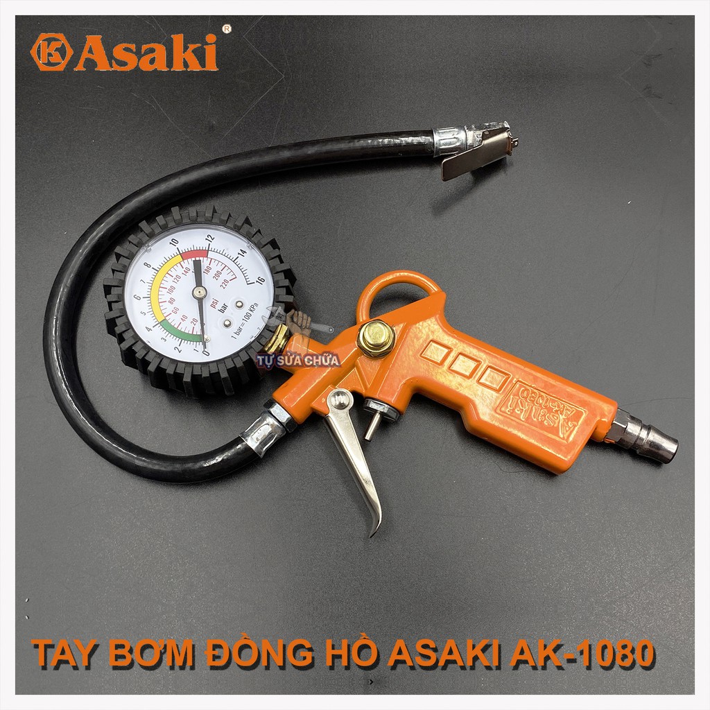 Tay bơm đồng hồ cao cấp chính hãng Asaki AK-1080