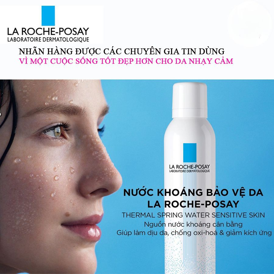 [CHÍNH HÃNG CÓ TEM]  LA ROCHE POSAY Thermal Spring Water Sensitive Skin 150mL &amp; 300mL -  Xịt Khoáng Dành Cho Da Nhạy Cảm