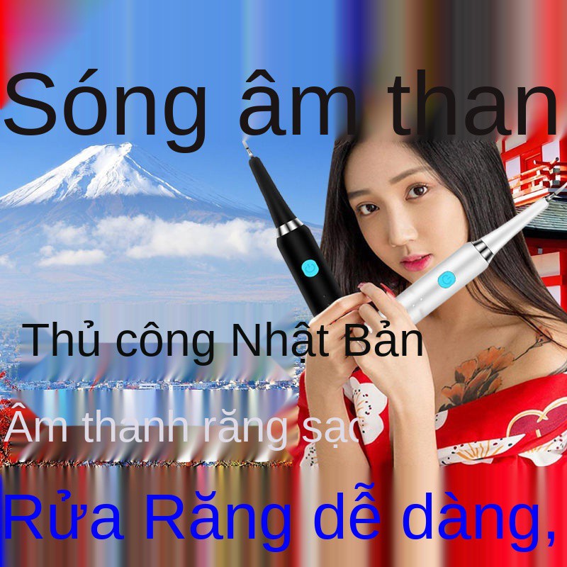 Thiết bị tẩy vôi răng gia dụng để loại bỏ cao răng Máy cạo vôi răng siêu âm ngoài chức năng rửa cao răng hiện vật làm sạ