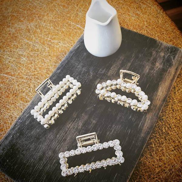 Combo 3 Kẹp Tóc Đính Đá Siêu Xinh