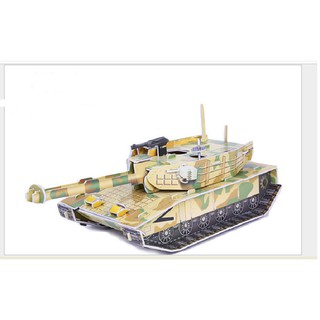 Mô hình xếp hình 3D bằng giấy Xe tăng