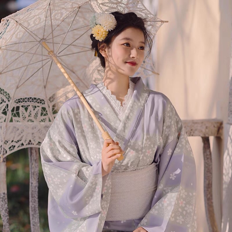 Cài tóc hoa lụa phong cách Nhật Bản Oiran  , cài tóc hoa cưới