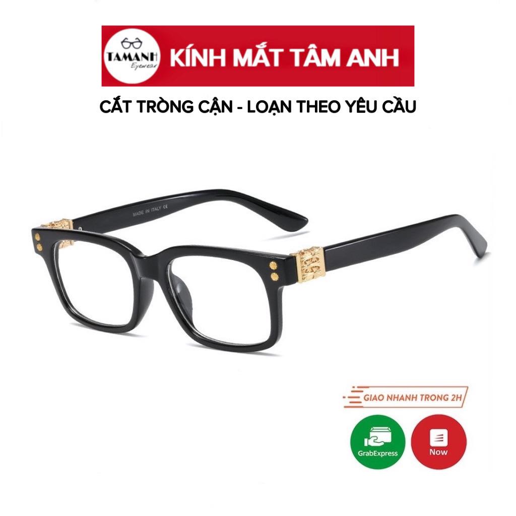 Gọng kính cận  Chrome hearts cao cấp, mắt kinh vuông màu sắc thời trang nam nữ