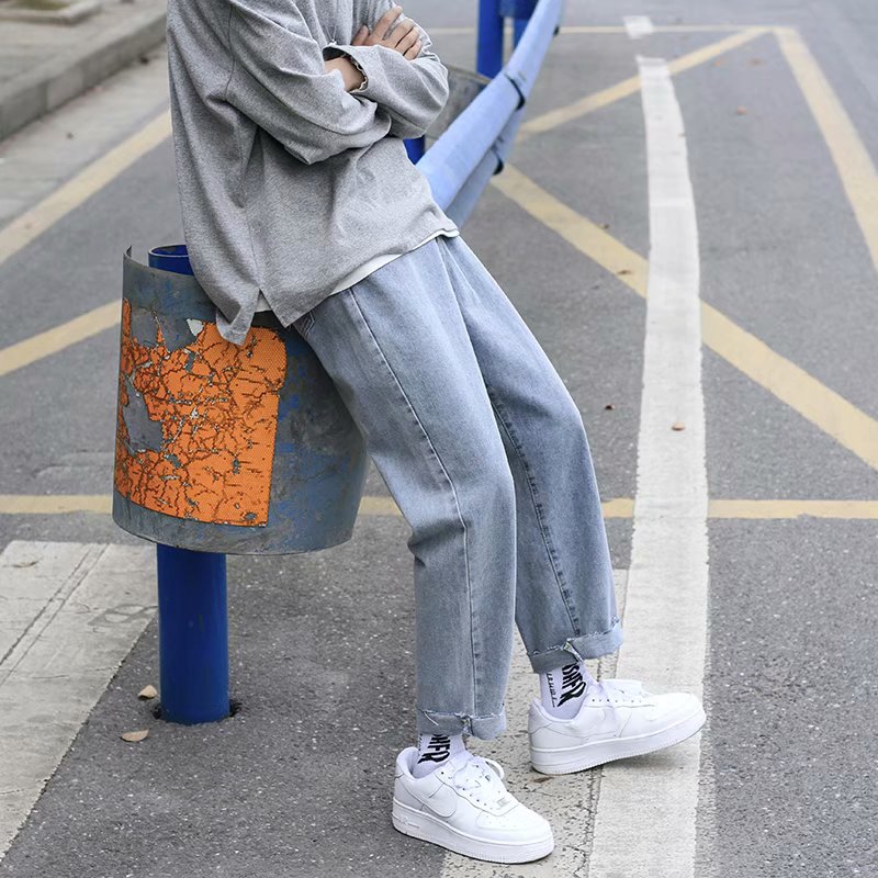 Men's Fashion Long Jeans