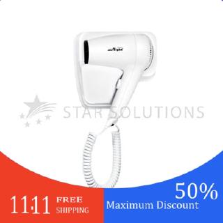 Máy Sấy Tóc Treo Tường Cao Cấp Dùng Trong Khách Sạn MÀU TRẮNG HÀNG CAO CẤP