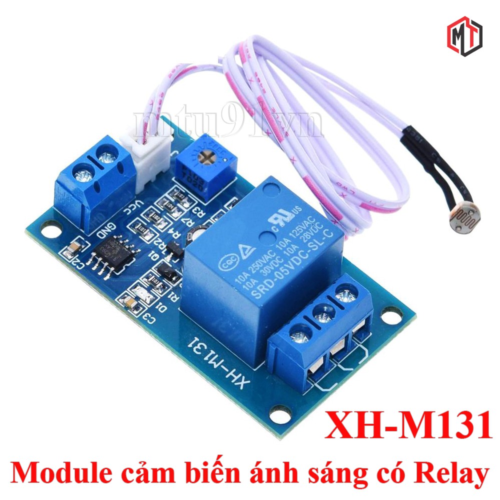 Module cảm biến ánh sáng có Relay 12v XH-M131 (Bật tắt Thiết bị tự động)