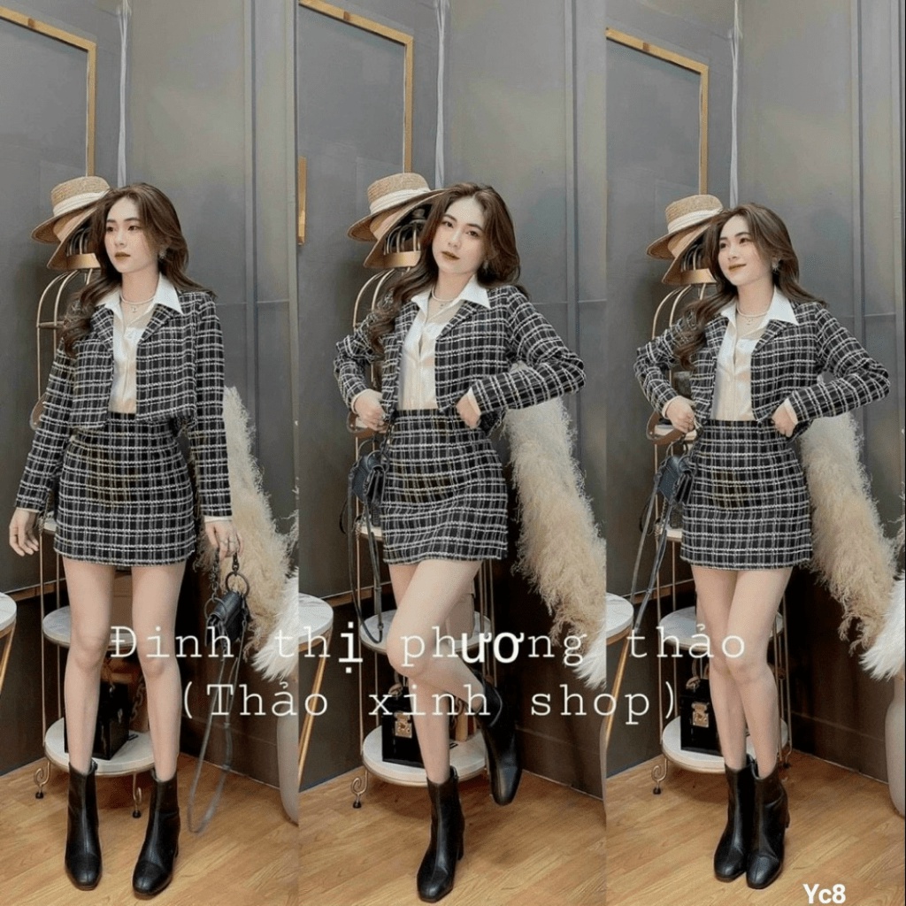 [ CONCEPT ĐI LÀM/ ĐI CHƠI/ ĐI HỌC ] SET ĐỒ NỮ 3IN1 TIỂU THƯ/ SANG TRỌNG/ QUYẾN RŨ, DỄ PHỐI PHỤ KIỆN, MẶC CỰC XINH UP SHO