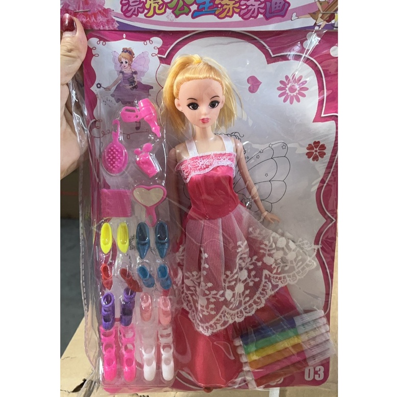 Búp Bê Xinh đẹp 30-40 cm có khớp chân tay nhiều màu sắc