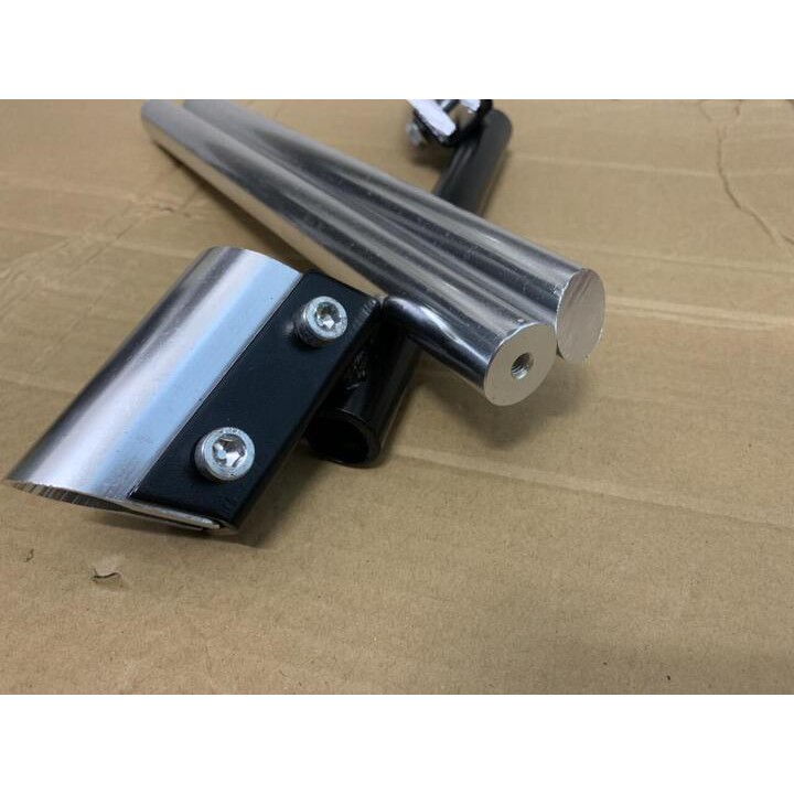 GHI ĐÔNG 3 KHÚC 💎 Hàng nhôm nguyên khối chống rung lắc chuyên dùng độ các xe cao cấp dáng cafe racer | BigBuy360 - bigbuy360.vn
