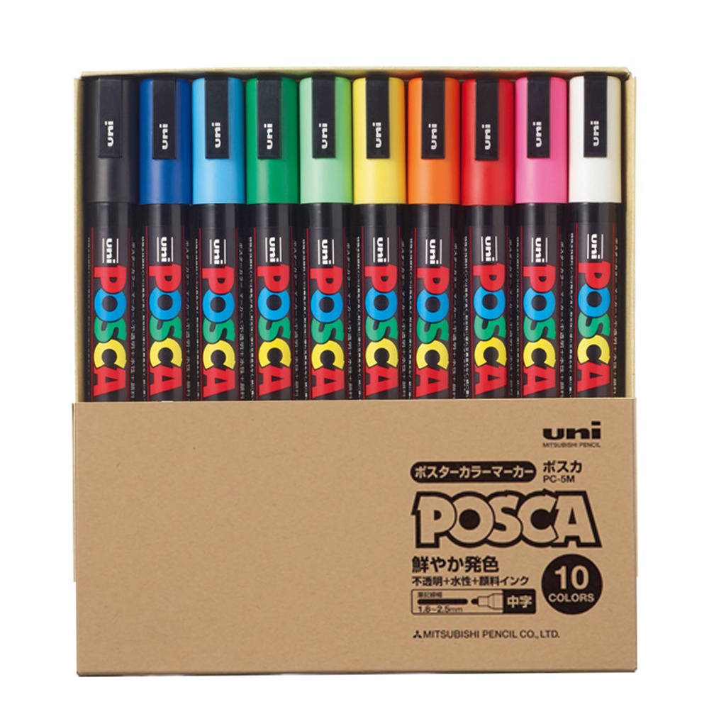 Bút vẽ Uniball POSCA Paint PC-1M-3M-5M