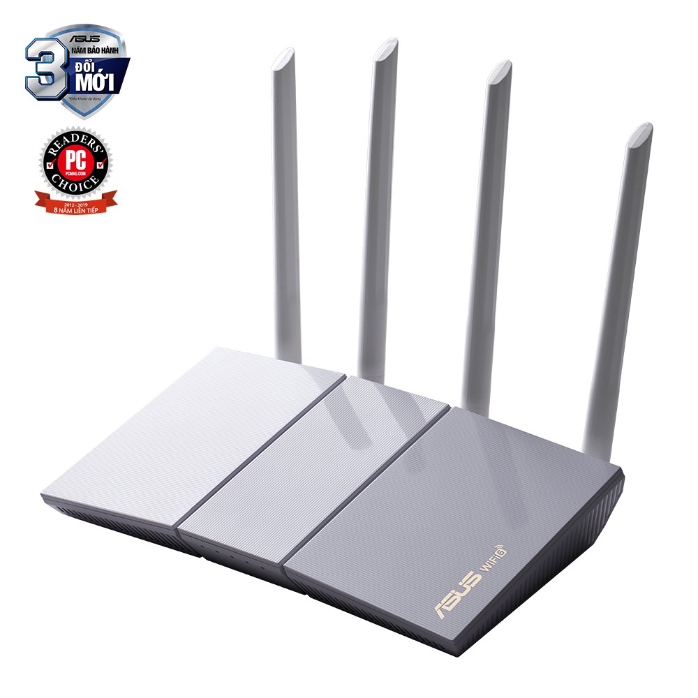 Router ASUS RT-AX55 White Wifi 6 AX1800 2 băng tần | BigBuy360 - bigbuy360.vn