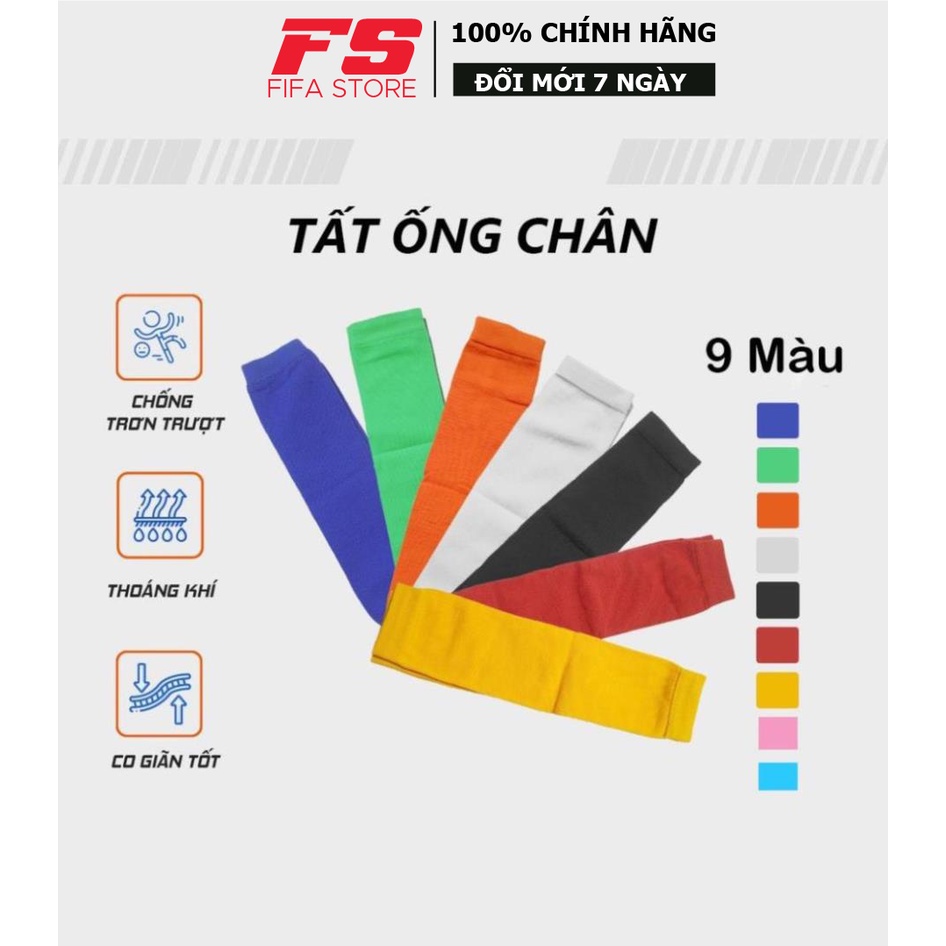 Tất Thể Thao Vớ Ống Đồng Bóng Đá Bảo Vệ Ống Chân, Bắp Chân - Hỗ Trợ Tập Luyện Thể Thao, Co Giãn, Thoáng Khí