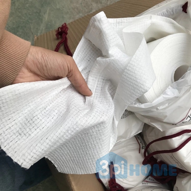 Khăn mặt khô MUJI dùng 1 lần lau khô, lau ướt - Giấy lau mặt dùng một lần cuộn 80 khăn