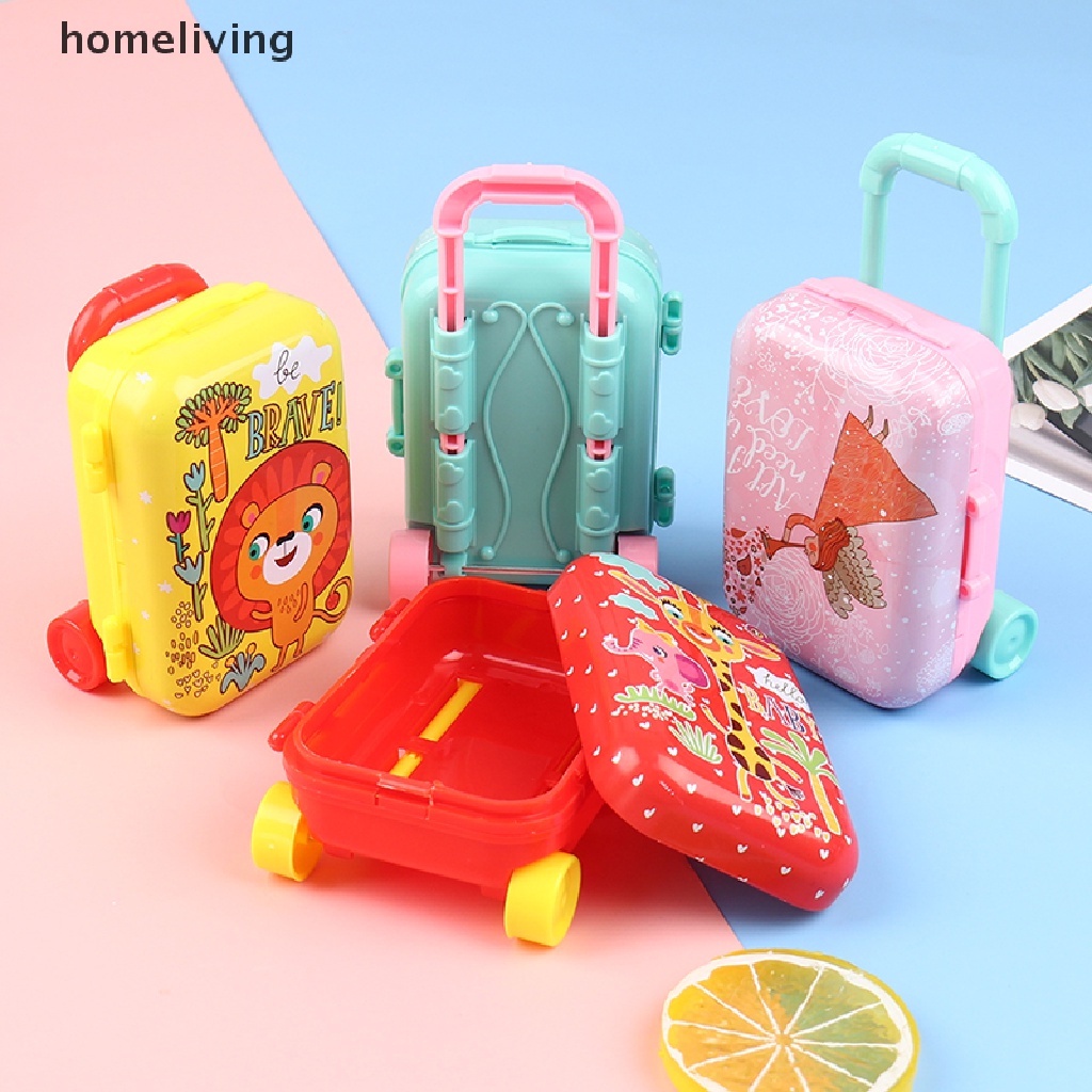 Va Li Mini Bằng Kim Loại Trang Trí Cho Nhà Búp Bê