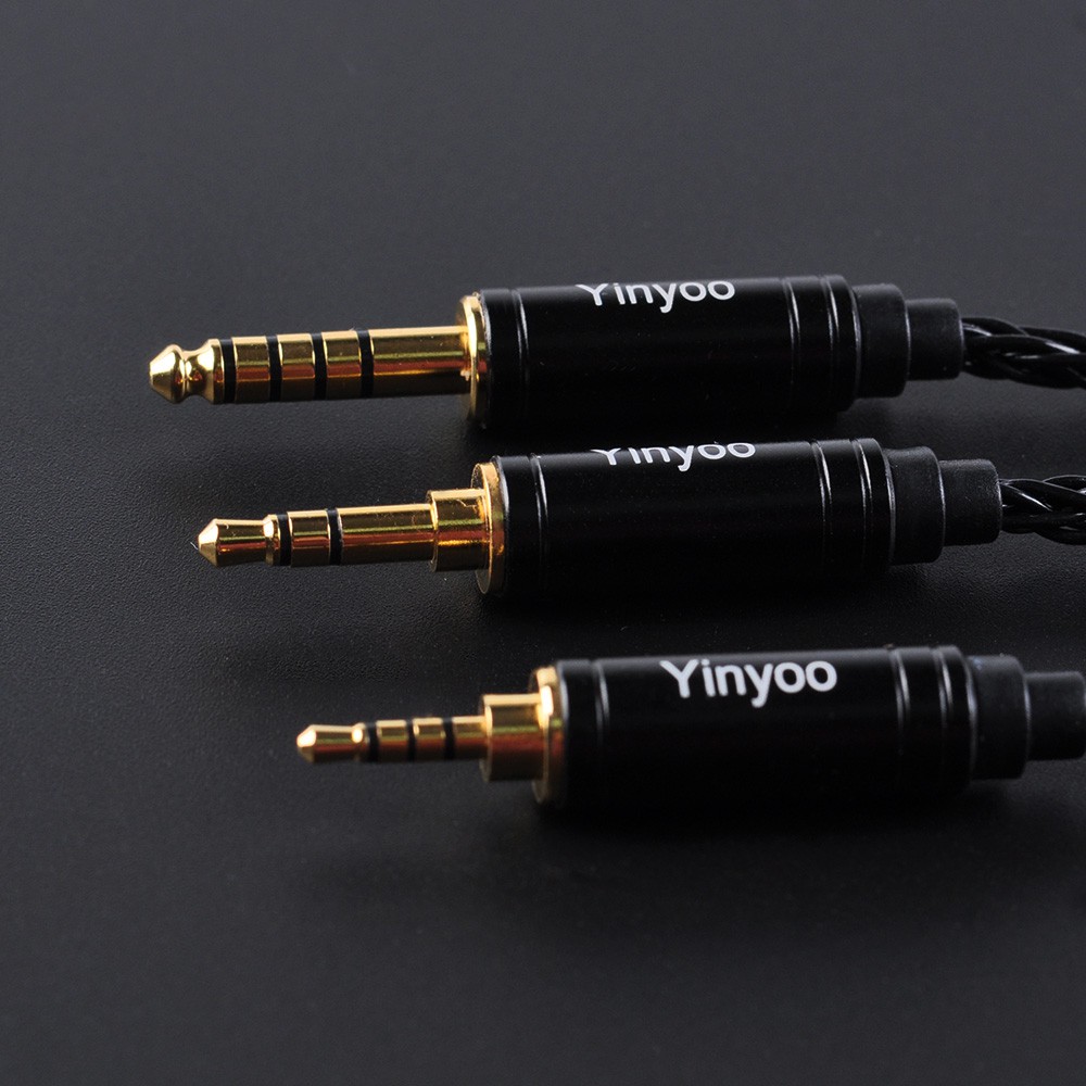 Dây Cáp Mạ Bạc 8 Lõi 2.5/3.5/4.4mm Với MMCX/2pin Cho LZ A6 AS10 ZS10 CCA C10 C16