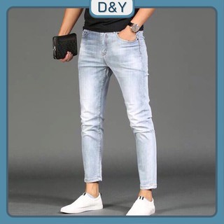 Quần jean Nam dài siêu Hot form skinny, chất denim cao cấp - HOT TREND 2021