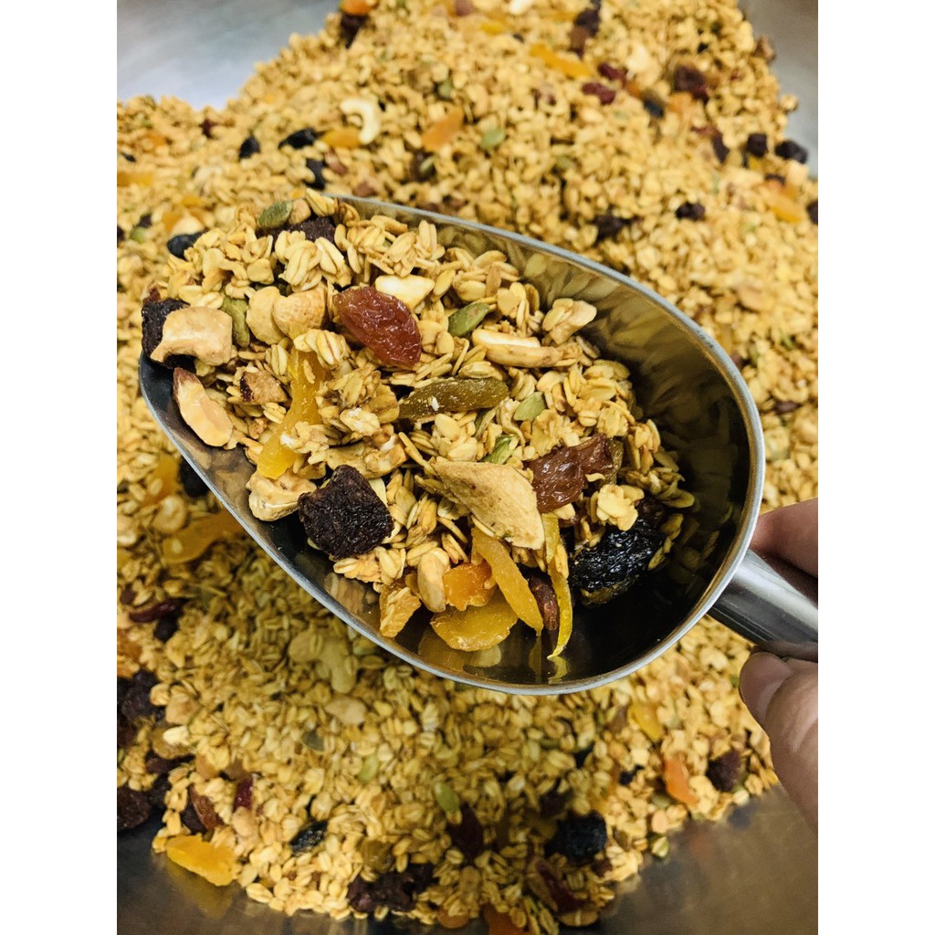 [HÀNG CAO CẤP] Granola không đường, ngũ cốc ăn kiêng giảm cân, Hộp 250g - Gihamall | BigBuy360 - bigbuy360.vn