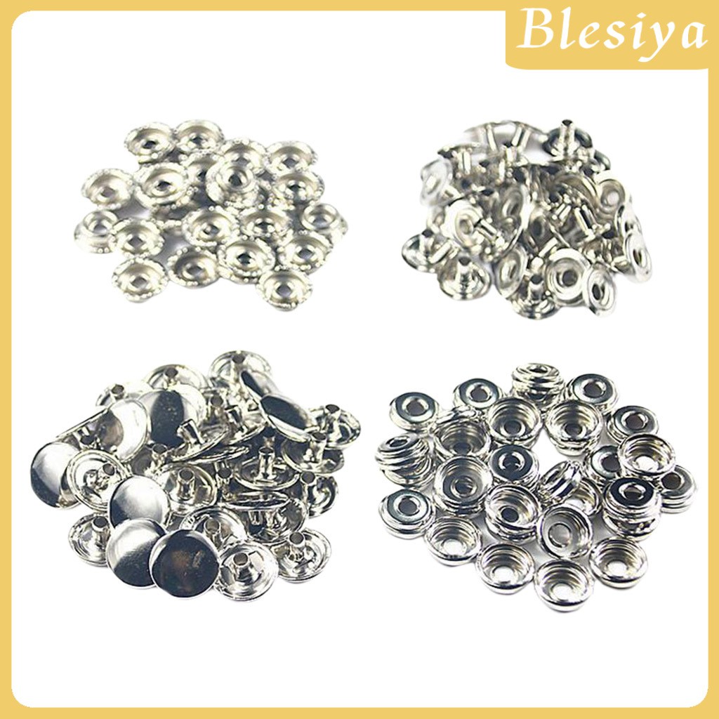 Set 50 Nút Bấm Chuyên Dụng Dành Cho Áo Khoác / Quần Jean / Túi Xách