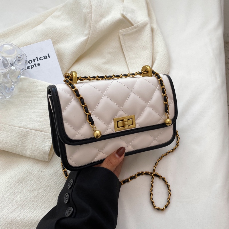 Túi Đeo Vai Phối Dây Xích Thời Trang Chất Lượng Cao