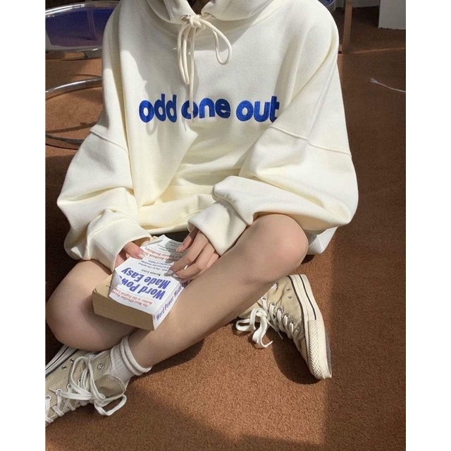 Áo hoodies nữ, áo khoác nỉ unisex có mũ thêu logo xịn xò, phom to thụng phong cách hàn quốc, chất nỉ ngoại cực đẹp