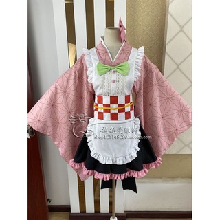 [ORDER] Set cosplay trang phục hoá trang Kimetsu no Yaiba maid KnY