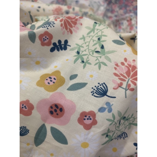 Vải thô hoa hoa nhí