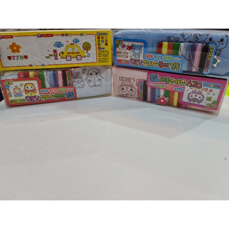 BÓP ĐỰNG ĐỒ THÊU CHỮ THẬP DIY