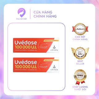 Vitamin D3 Uvedose Pháp 1 liều 3 tháng dành cho bé trên 1 tuổi