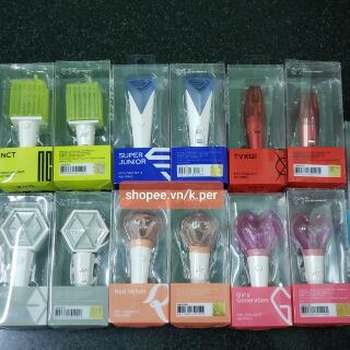 [CÓ SẴN, kèm pin] Móc khóa có đèn nhà SM OFFICIAL KEYRING LIGHT STICK | SM ent | Hàng chính hãng NCT.RV.SNSD.EXO.SJ.TVXQ