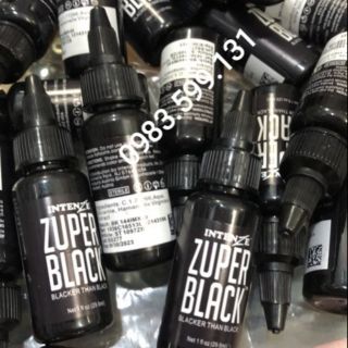 Mực xăm Zuper Black 30ml hàng bình dân