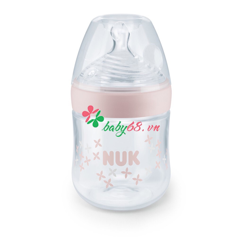 Bình sữa Nuk nhựa PP Nature Sense 150ml núm ti silicone - Made in Germany
