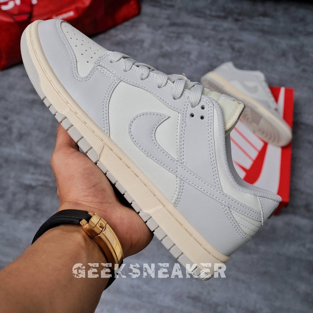 [GeekSneaker[ Giày Dunk Low Sailt Light Bone