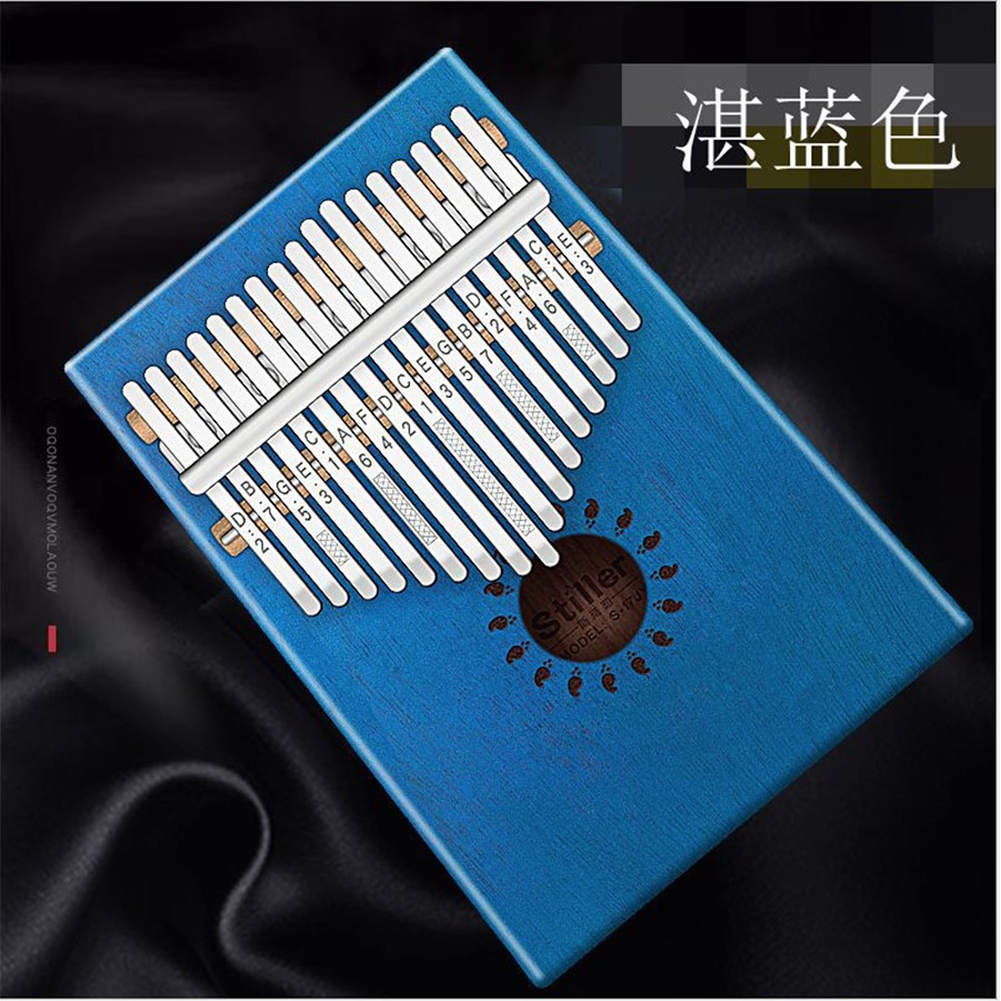 Đàn Kalimba gỗ cao cấp Navy Stiller 17 phím tặng nhiều phụ kiện đi kèm - Thumb Piano 17 keys - HÀNG CÓ SẴN