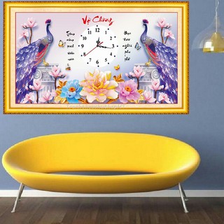 Tranh thêu chữ thập 3D vợ chồng 66*35cm LV3167