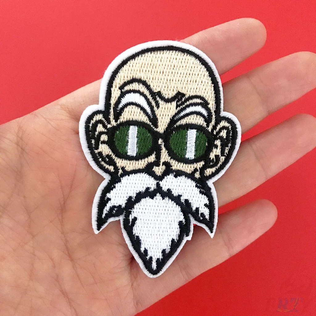 ☸ Anime：DRAGON BALL S-5 Patch ☸ 1Pc Master Roshi Diy Sew on Iron on Patch