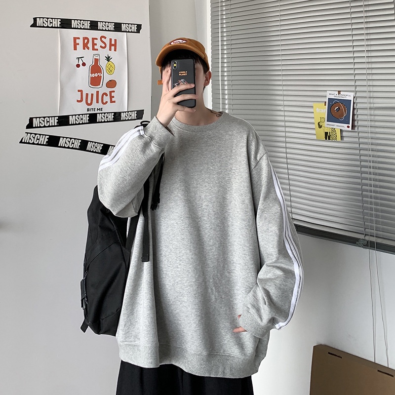 Áo Sweter 3 Sọc Cánh Tay Siêu Chất Form Big Size Nam Nữ - Cam Kết Sản Phẩm Y hình - Hỗ Trợ Đổi Trả | BigBuy360 - bigbuy360.vn